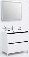 De Aqua Мебель для ванной Ариетта 90, зеркало Смарт