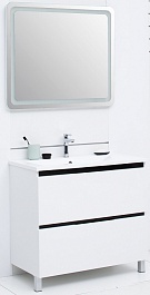 De Aqua Мебель для ванной Ариетта 90, зеркало Смарт – фотография-1