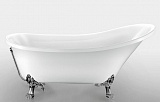 Magliezza Акриловая ванна на лапах Vittoria (162.5х69,5) ножки хром 