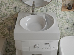 Stella Polare Раковина под стиральную машину Киото 60x60 – фотография-5