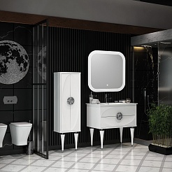 Opadiris Мебель для ванной Ибица 90 белая/хром – фотография-3