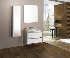 Cezares Мебель для ванной COMFORT 75 Bianco Lucido, раковина Bianco – фотография-3