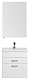 Aquanet Тумба с раковиной "Рондо 60" белый антик (2 ящика) – картинка-17