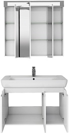 Dreja Мебель для ванной Q (D) 80 подвесная белая – фотография-3