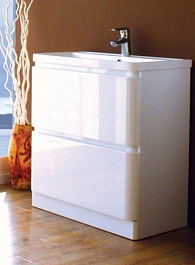 BelBagno Мебель для ванной напольная ENERGIA 1000 Bianco Lucido – фотография-5