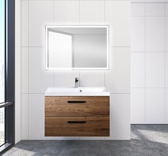 BelBagno Тумба с раковиной AURORA 900 Rovere Tabacco – фотография-2