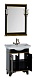 Aquanet Мебель для ванной Валенса 70 черный краколет/золото (180462) – фотография-10