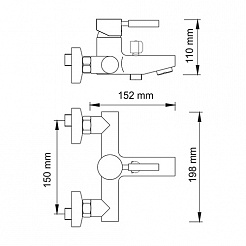 WasserKRAFT Смеситель для ванны "Main 4101" – фотография-5