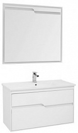 Aquanet Мебель для ванной Модена 100 белая – фотография-1