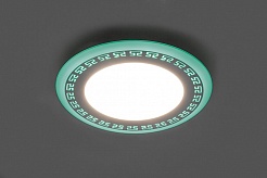 Feron Светодиодный светильник AL2440 встраиваемый 16W 4000K с зеленой подсветкой – фотография-2