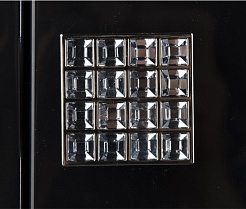 Aquanet Тумба с раковиной "Мадонна 90" эбен с кристаллами "Swarovski" (171340) – фотография-3