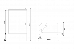 Royal Bath Душевая кабина RB 8120BP5-WC-CH-L – фотография-3