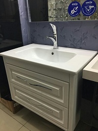  Мебель для ванной Касабланка 80 белый – фотография-7