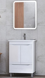 Vigo Мебель для ванной Grani 600-2-1 белая – фотография-1