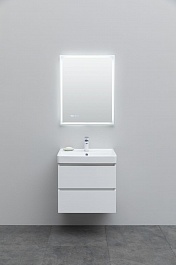 Aquanet Мебель для ванной Вега 60 подвесная белая глянцевая – фотография-3