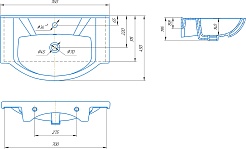 Mixline Мебель для ванной Кассиопея 75 R белая – фотография-10