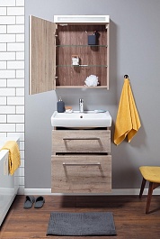 Dreja Мебель для ванны Q MAX 60 дуб кантри – фотография-8