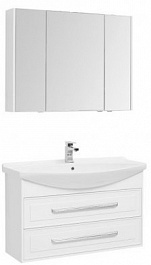 Aquanet Мебель для ванной Остин 105 белая – фотография-1