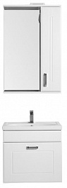 Aquanet Мебель для ванной Рондо 60 белый (1 ящик) – фотография-1