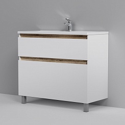 Am.Pm Мебель для ванной X-Joy 100 белый глянец, напольная – фотография-10