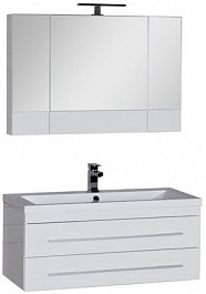 Aquanet Мебель для ванной Нота 100 камерино белая (230300) – фотография-1