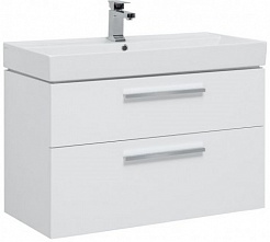 Aquanet Мебель для ванной Nova 90 белая – фотография-7