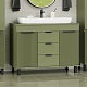 Brevita Мебель для ванной Enfida 100 зеленая – картинка-19
