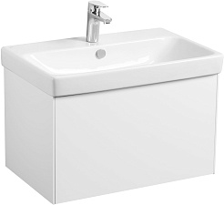 Акватон Мебель для ванной Асти 70 подвесная белая – фотография-5