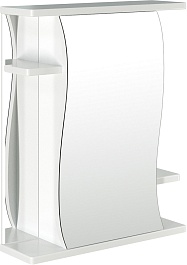 Mixline Зеркало-шкаф Классик 55 R белый – фотография-1