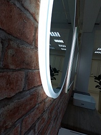 Misty Зеркало Неон 5 LED 70x70 сенсор на зеркале – фотография-3