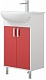 Corozo Мебель для ванной Колор 50, красная – фотография-12