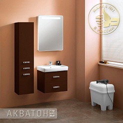 Акватон Комплект Мебели "Америна 60" L коричневый – фотография-4