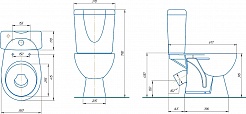 Rosa Унитаз-компакт Нео – фотография-6