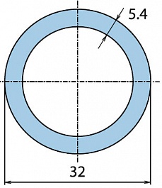 ФД Пласт Труба PPR PN 20 Дн-32 х 5,4 мм (1724) серая – фотография-3