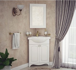 Corozo Мебель для ванной Классика 65 угловая – фотография-6