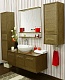 Sanflor Мебель для ванной Румба 120 венге, патина золото – картинка-7