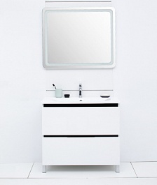 De Aqua Мебель для ванной Ариетта 90, зеркало Смарт – фотография-12