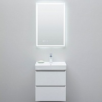 Aquanet Мебель для ванной Вега 50 подвесная белая глянцевая