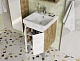 Акватон Мебель для ванной Сканди Doors 45 белая/дуб рустикальный – фотография-30