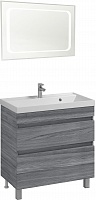 Водолей Мебель для ванной Best 80 лиственница структурная контрастно-серая