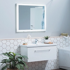 Dreja Мебель для ванной Big Inn 80 подвесная белая – фотография-3