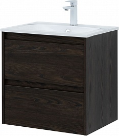 Aquanet Мебель для ванной Nova Lite 60 (Арт) подвесная дуб черный – фотография-5