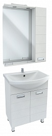 Bas Мебель для ванной "Адажио 60" Балтика с пеналом и зеркальным шкафом – фотография-6