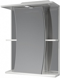 Какса-а Зеркальный шкаф Парус 55 с подсветкой – фотография-1