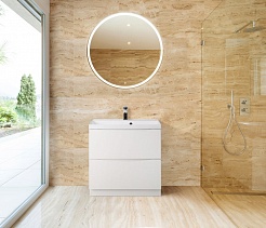 BelBagno Мебель для ванной напольная MARINO 600 Bianco Lucido – фотография-5