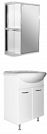 Mixline Мебель для ванной Стандарт 55 R белая – фотография-1
