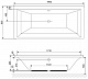 Am.Pm Панель фронтальная для ванны Admire 190x90 – картинка-6