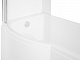 Besco Акриловая ванна Inspiro 160x70 L со шторкой – фотография-10