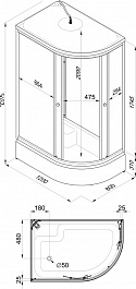 Triton Душевая кабина Коралл В 120x80 L – фотография-6