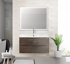 BelBagno Тумба с раковиной ACQUA 900 Rovere Nature Grigio – фотография-2